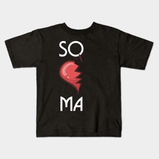 SO-MA Cute Soulmates Valentine's Day 2020 Partners Kids T-Shirt